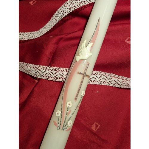  Krstne sveče s križcem in golobčkom KRSV 100-01 Cene