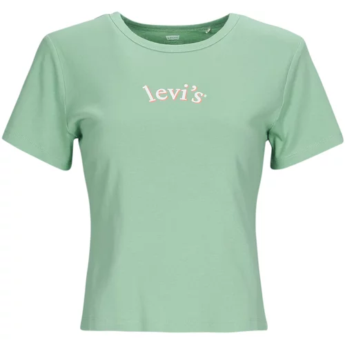 Levi's Majice s kratkimi rokavi GRAPHIC RICKIE TEE Modra