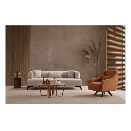 Atelier Del Sofa Trosjed Hera, 220x100x75 cm, Krem-crni Cijene