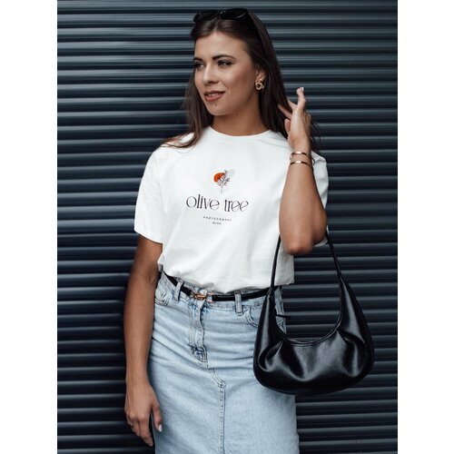 DStreet T-shirt damski OLIVE TREE ecru Cene