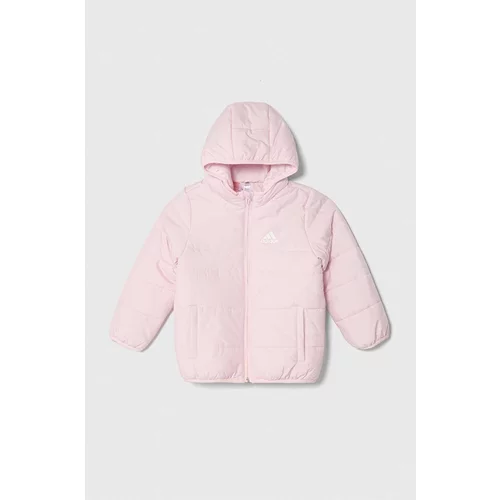 Adidas Otroška jakna roza barva