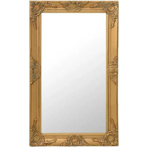  Stensko ogledalo v baročnem stilu 50x80 cm zlato