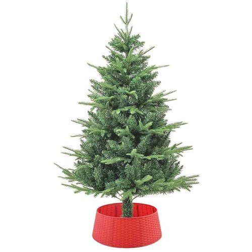  BožićnaSuknjazaDrvce Crvena &amp;Oslash; 65 x 23 cm Plastika Slike