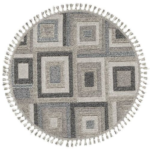 Conceptum Hypnose tepih Bukle 1404, O80 cm, siva Cene