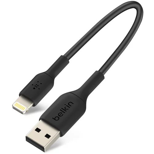 Belkin Izjemno kompakten prenosni kabel Lightning USB za iPhone/iPad, 15 cm, - crn, (20764301)