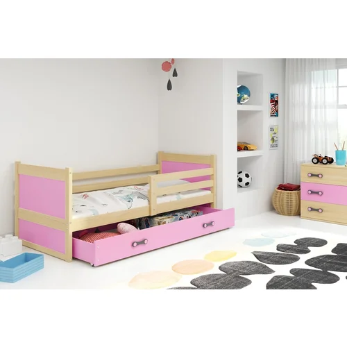 BestBed krevet rico s ladicom-bor-roza