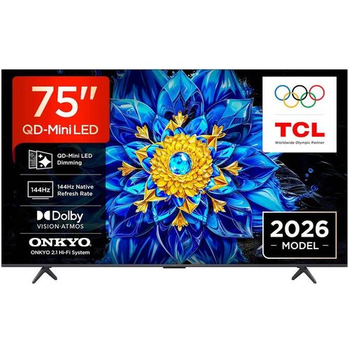 Tcl Televizor 75P8L QLED-Mini LED 75" 4K UHD 144Hz Google TV crna' ( '75P8L' ) Cene