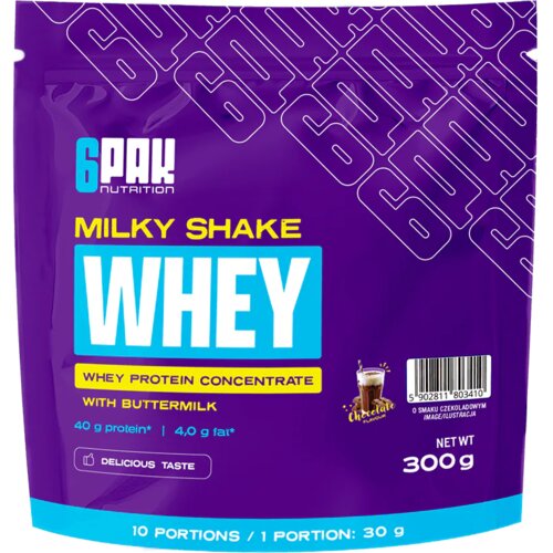 6PAK Milky Shake Whey &amp;ndash; Ukusan proteinski &amp;scaron;ejk za mi&amp;scaron;ićni rast i oporavak Slike