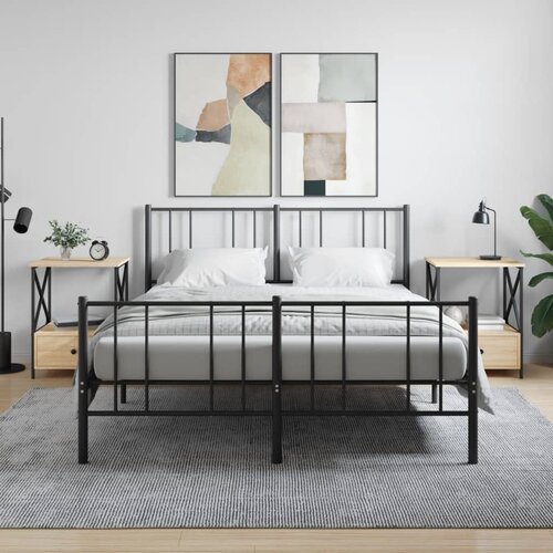  Noćni ormarići 2 kom boja hrasta 50x41x65 cm konstruirano drvo Cijene