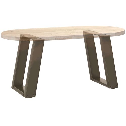 VidaXL Noge za klub stolić U-oblik 2 kom Prirodni čelik 38 x (42-43) cm Čelik Slike