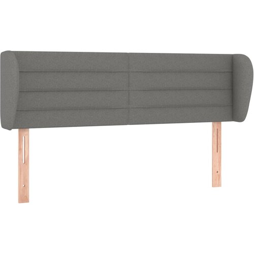 Maison Chic vzglavna omarica - nočna omarica - posteljna omarica z u&amp;scaron;esi temno sivo 147x23x78/88 cm blago, (21708162) Slike