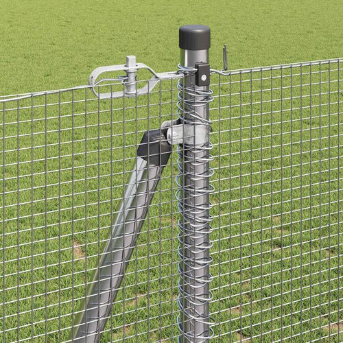  Zavareno žičano ogradno mreža s betonskom podlogom 50 x 1,2 m Slike
