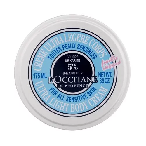 L'occitane Shea Butter Ultra Light lahka krema za telo 175 ml za ženske