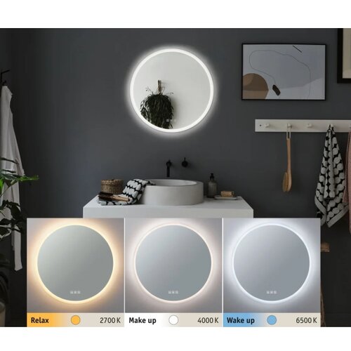 PAULMANN 78952- LED/21W IP44 Prigu&amp;scaron;iva ogledalo za kupatilo sa pozadinskim LED osvetljenjem MIRA 230V Slike