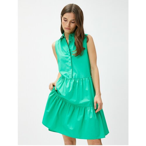 Koton Both Dress - Green - Ruffle Slike