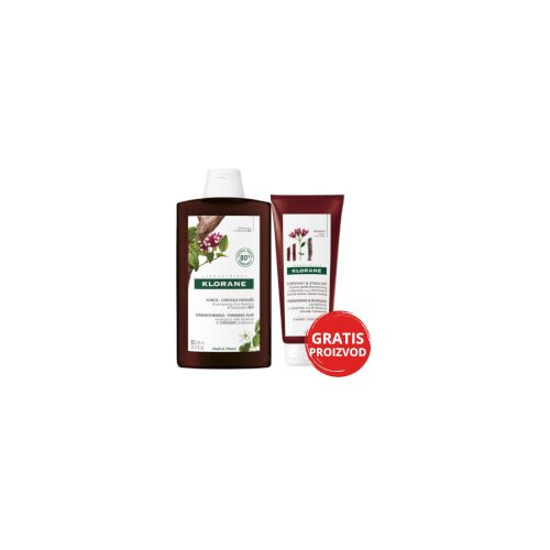 Klorane Kinin šampon 400ml + Kinin balzam 200ml GRATIS Cijene