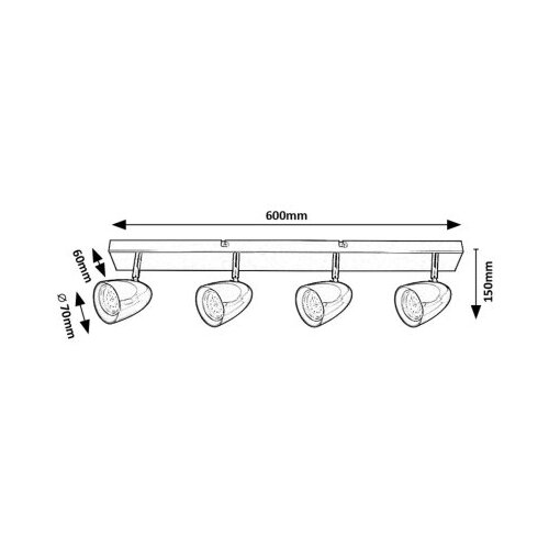 Rabalux Perico Plafonjere ( 73022 ) Slike