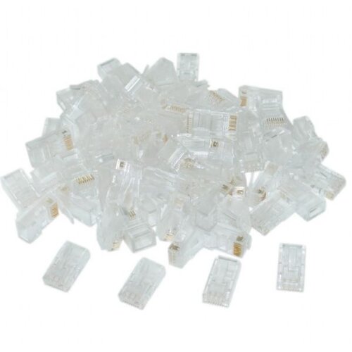 Gembird LC-8P8C-002/100 CAT6 utp modular plug 8P8C 30u gold plated RJ45,100 u pak /cena po pakovanju Cene