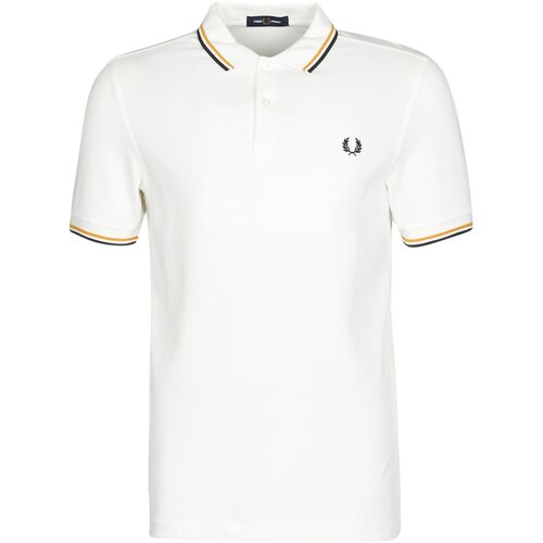 Fred Perry TWIN TIPPED SHIRT Bijela Slike