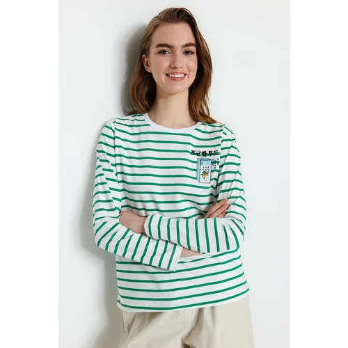 Trendyol T-Shirt - Green - Regular