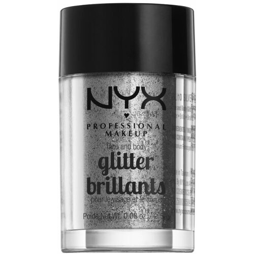 NYX professional makeup gliter za lice i telo 10-Silver Slike