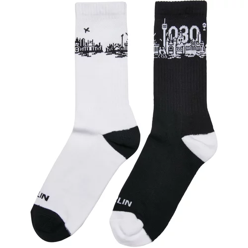 MT Accessoires Major City 030 Socks 2-Pack black/white