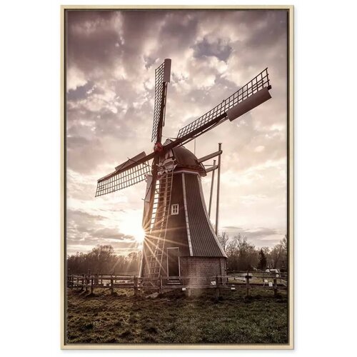  Slika - Wind of Memories (1 Part) Vertical 60x90 U prirodnom drvenom okviru Slike