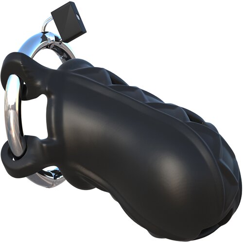 Pipedream Fantasy C-Ringz Extreme Silicone Cock Blocker Black Cene