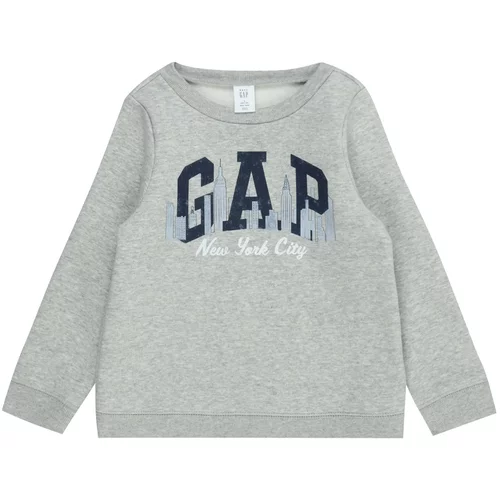 GAP Sweater majica morsko plava / svijetloplava / siva melange / bijela