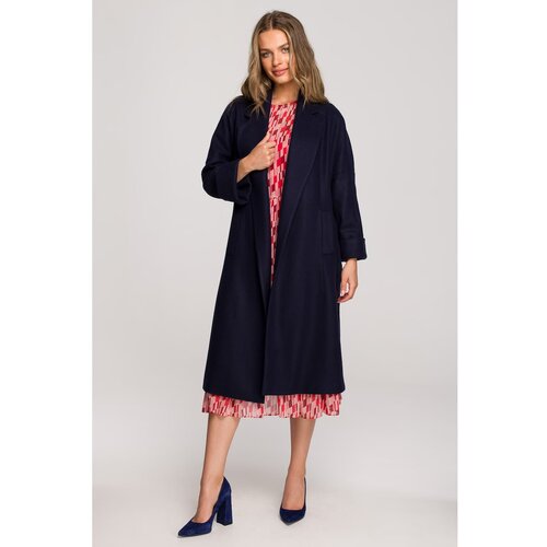 Stylove Woman&amp;#039;s Coat S329 Navy Blue Slike