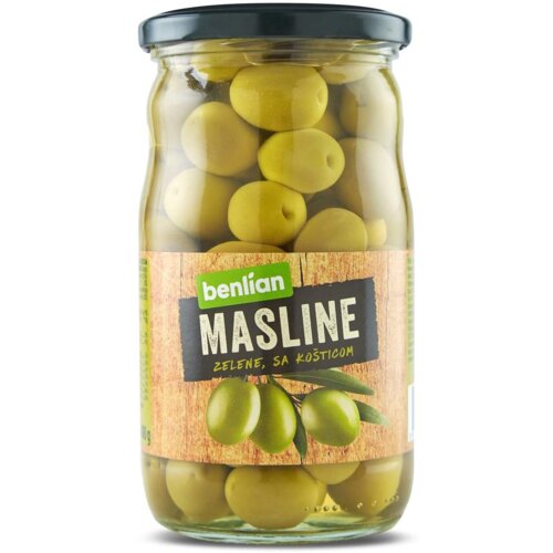Benlian Food BENLIAN masline zelene sa ko&scaron;ticom 700g Cene