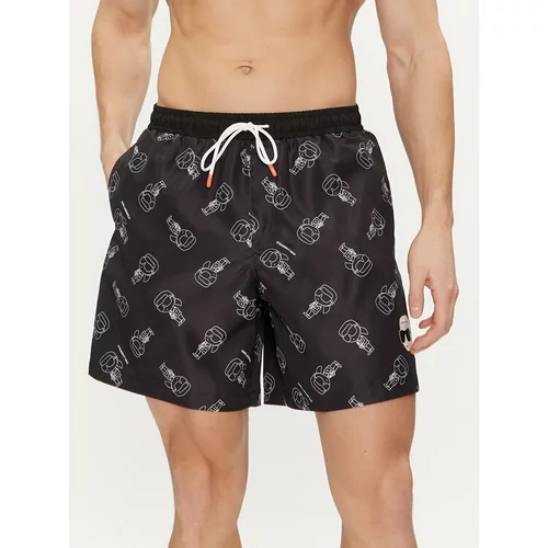 Karl Lagerfeld Kratke hlače za na plažo 241M2217 Pisana Regular Fit