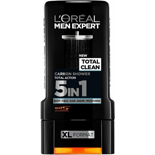 L'OREAL gel za tuširanje men expert total clean, 300ml Cene