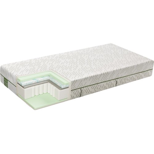 Dormeo Leži&amp;scaron;če Mlily Bamboo Eco Health Embrace 24 cm. Srednje mehka udobnost, bambusova viskoza, žepkaste vzmeti, spominska pena 140x200 cm Slike