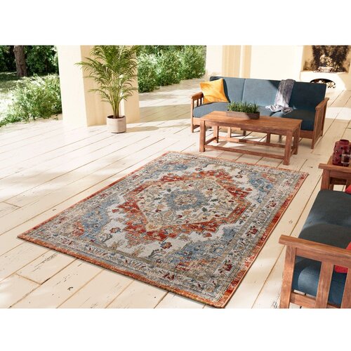 Universal Oranžna/bež zunanja preproga 80x150 cm Luna Rust &amp;ndash; Slike