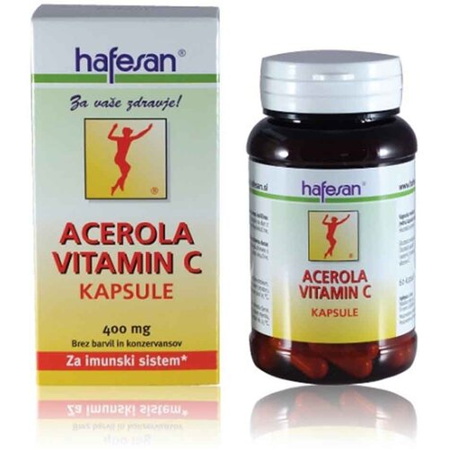 Hafesan Acerola Vitamin C 400 mg kapsule Slike