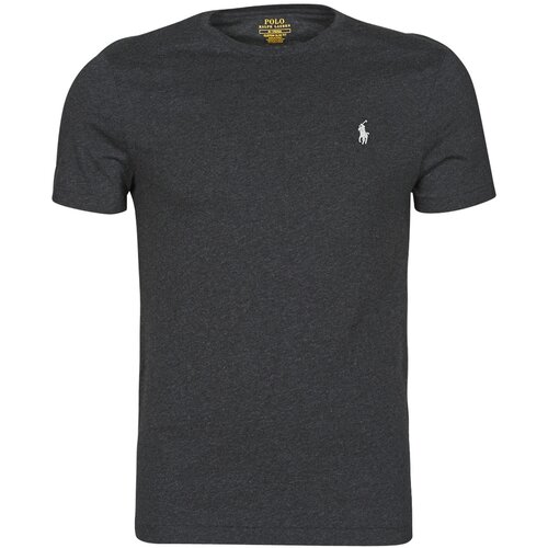 Polo Ralph Lauren Majice s kratkimi rokavi T-SHIRT AJUSTE COL ROND EN COTON LOGO PONY PLAYER Črna Cene