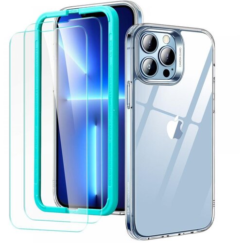  ESR CLASSIC HYBRID &amp; SCREEN SHIELD ZA iPHONE 13 PRO CLEAR Cene
