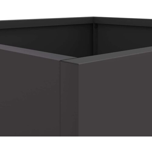 VidaXL Sadilica crna 32 x 30 x 29 cm od hladno valjanog čelika Slike