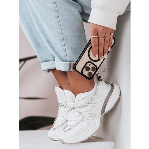 DStreet Sportowe sneakersy damskie na płaskiej podeszwie LUXORUNS białe Cijene