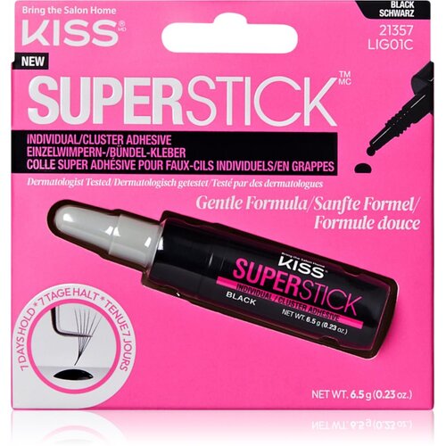 Kiss Superstick Glue lepilo za umetne trepalnice Black 6.5 g Cene