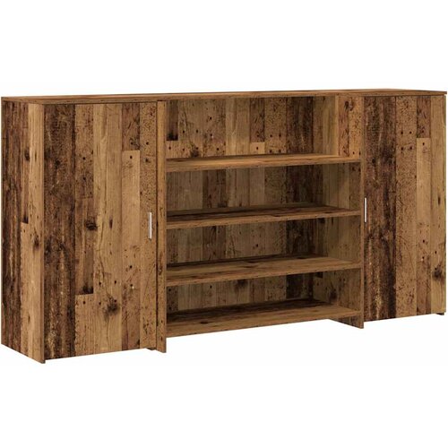 Maison Chic sprejemna miza - računalniška miza - pisarniška miza starinski les 200x50x103,5 cm inženirski les, (21785296) Cene
