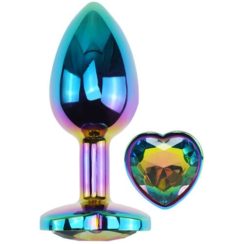 SuperLove Heart Anal Jewel Multicolor Small Slike