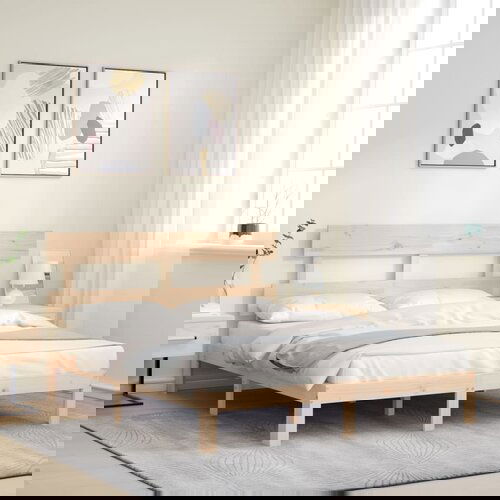Furnova Posteljni okvir brez vzmetnice 160x200 cm trdna borovina, (21943076) Cene