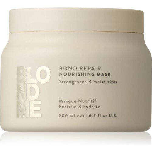Schwarzkopf Professional Blondme Bond Repair Nourishing Mask intenzivna hranilna maska 200 ml Slike