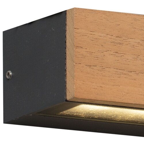 Faro 71898 - LED spolja&amp;scaron;nja zidna svetiljka LAKO LED/8W/230V IP65 crna/drvo Slike
