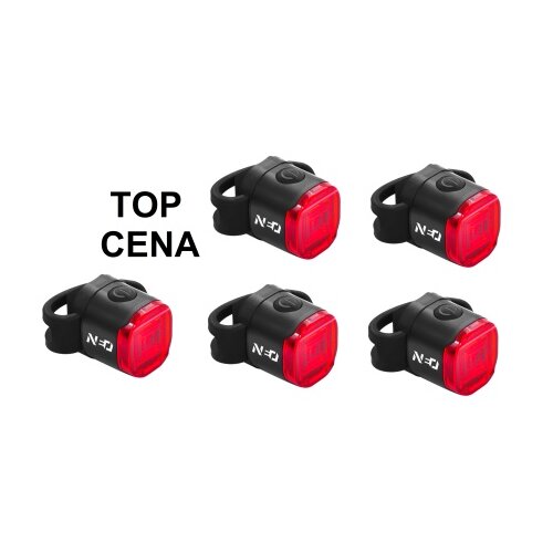 Neo bike components Neo Bike Zadnje svetlo safe 1 usb,crna,5kom ( N02009-5kom ) Slike