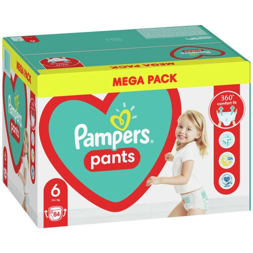 Pampers pants mb 6 extra large pelene, 84 komada Slike