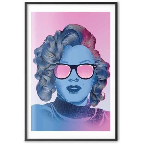  Plakat - Norma Jeane 29.7x42 Crni okvir s margom Slike