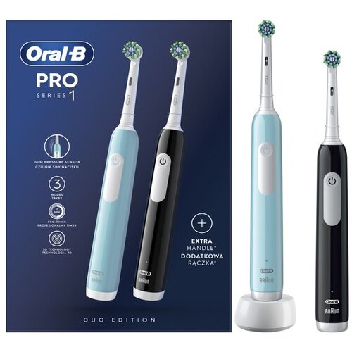 Oral-b Pro Series 1 DUO električna četkica za zube Blue & Black 2 kom Cijene